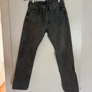 Men's JCrew Charcoal Straight Jeans